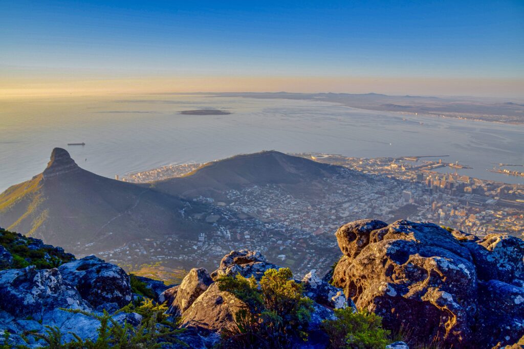 Airbnb com vista para Table Mountain na Cidade do Cabo, África do Sul